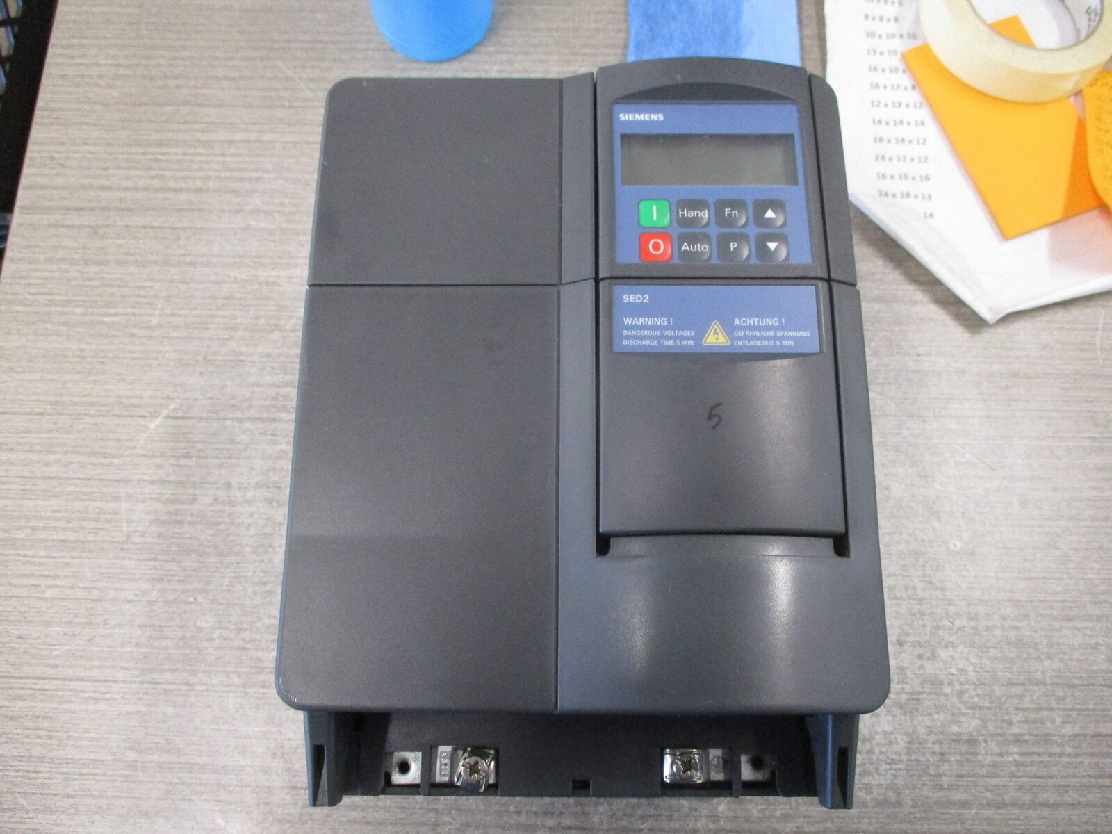 Siemens SED2-4/22X AC Drive 6SE6436-2UC24-0CA0 5PH 3Ph Input: 200-240V +10%-10%