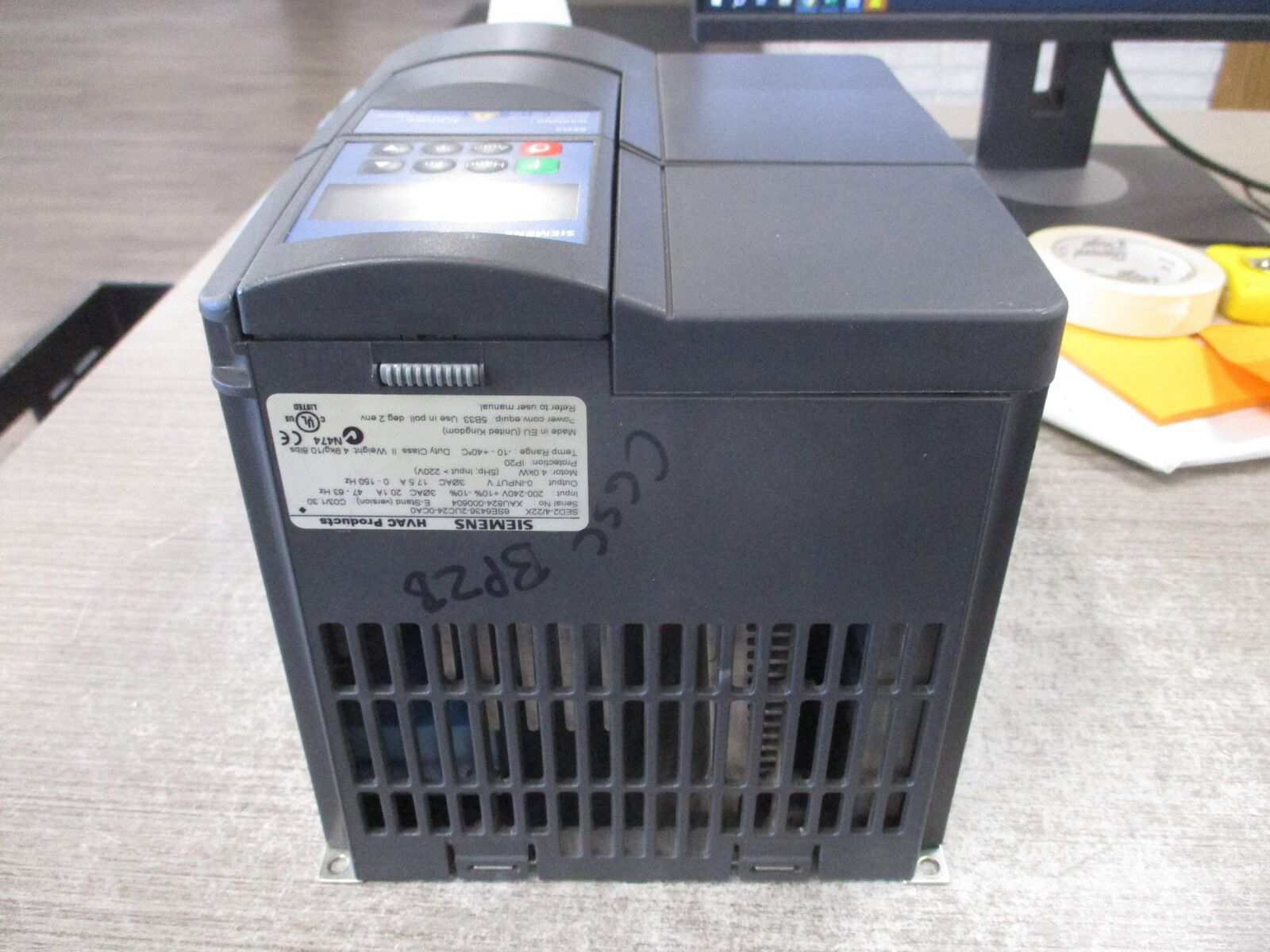 Siemens SED2-4/22X AC Drive 6SE6436-2UC24-0CA0 5PH 3Ph Input: 200-240V +10%-10%