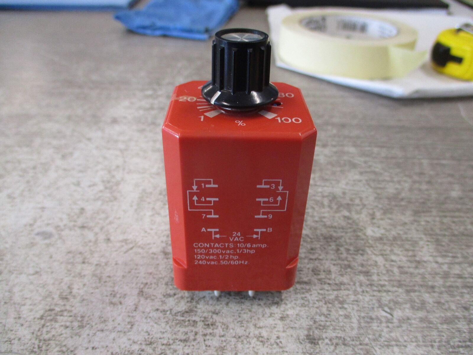 NCC Solid State Timer K1K-60-667 Range: 0.6-60sec Used