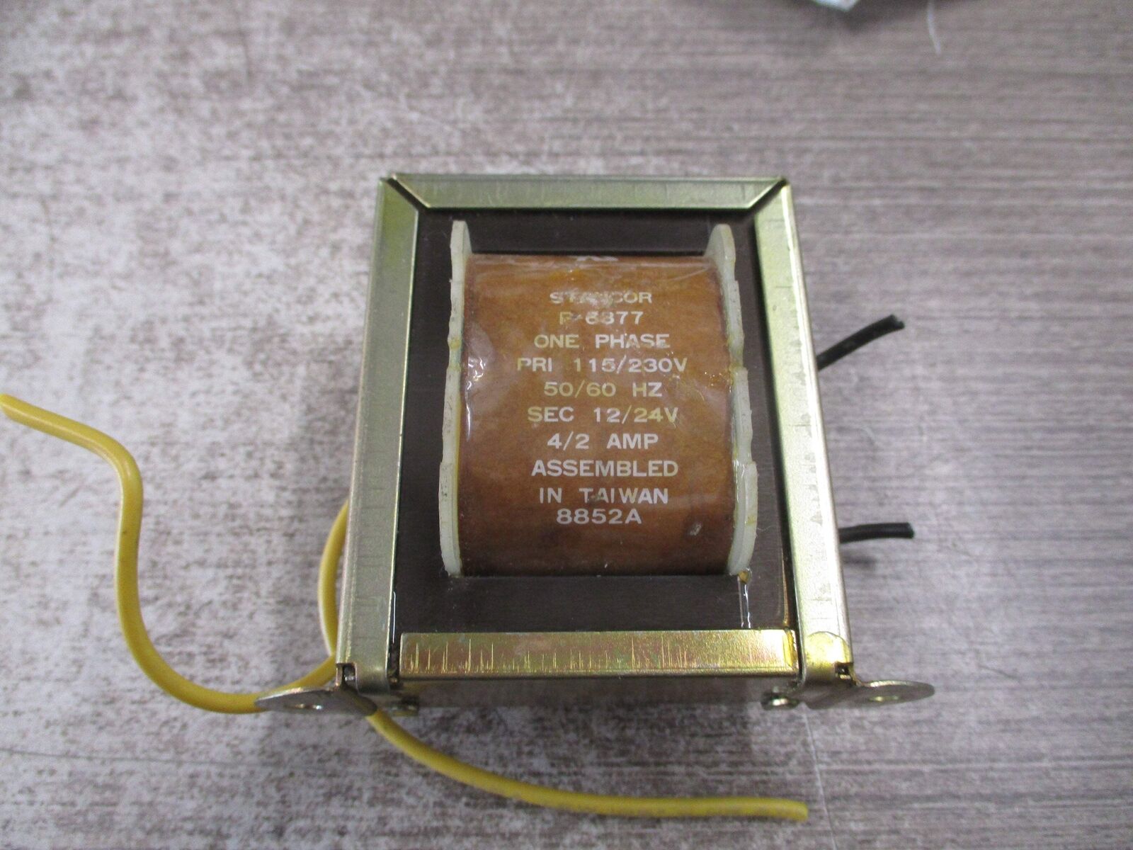 Stancor Transformer P-6377 1Ph Pri: 115/230V Sec: 12/24V 50/60Hz Used