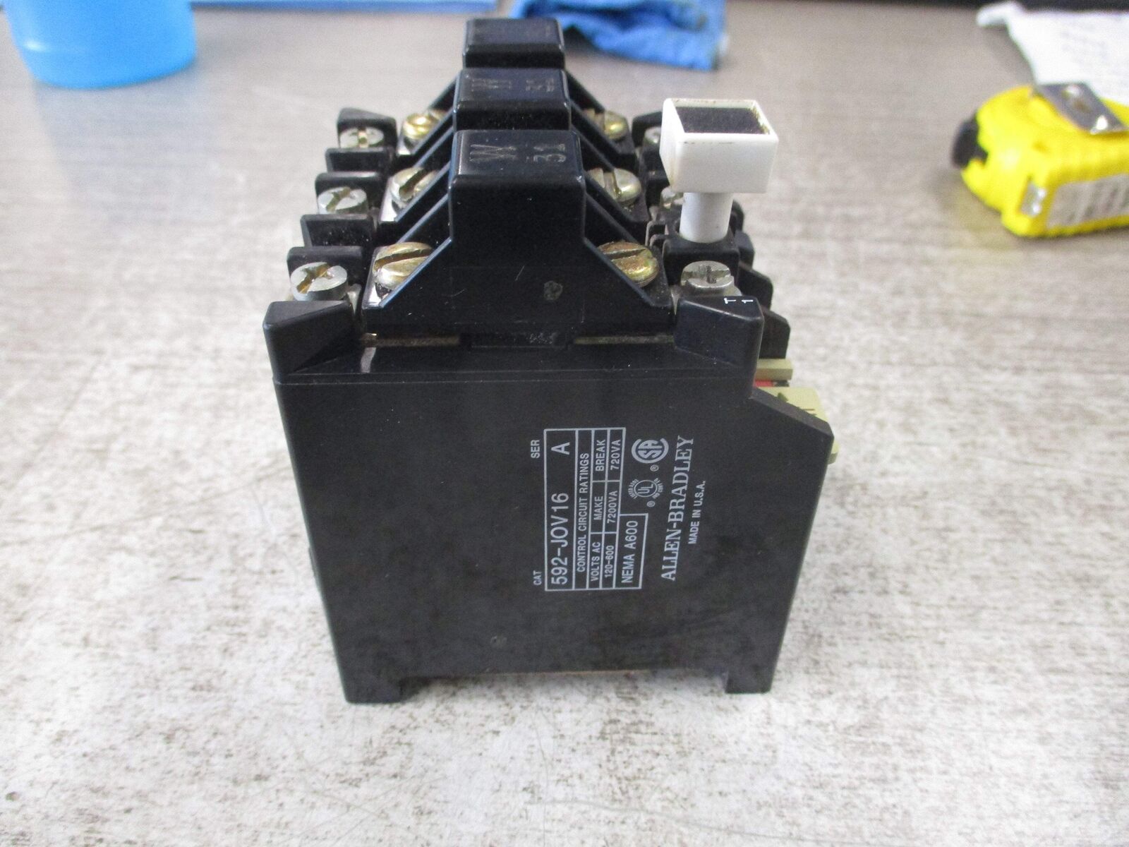 Allen-Bradley Overload Relay 592-JOV16 120-600V 3P *Heaters May Vary* *Chipped B