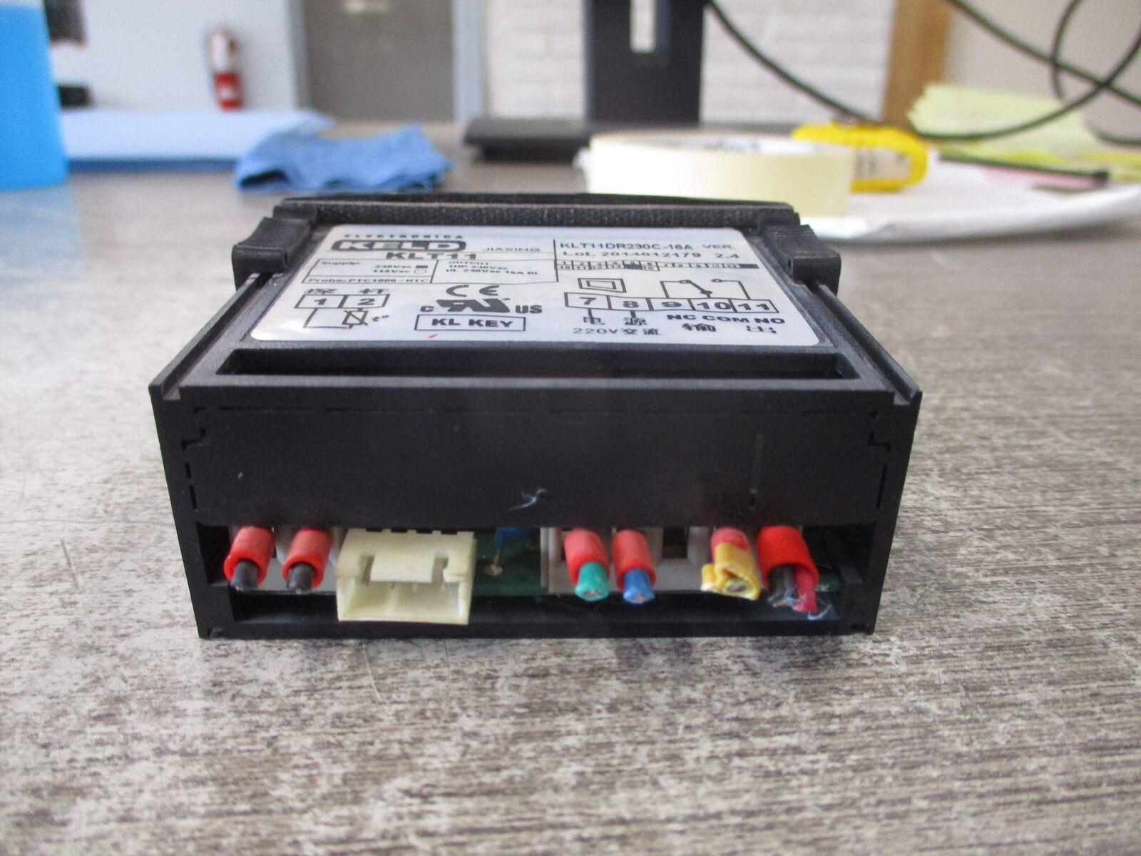 Keld Temperature Controller KLT11DR230C-16A Ver. 2.4 230V Used