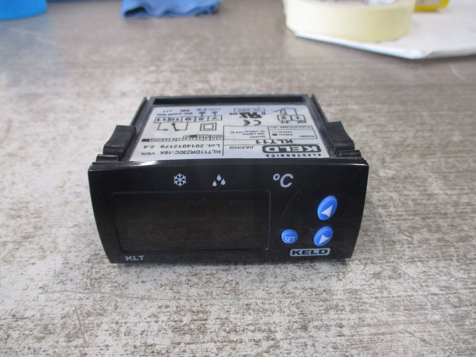 Keld Temperature Controller KLT11DR230C-16A Ver. 2.4 230V Used