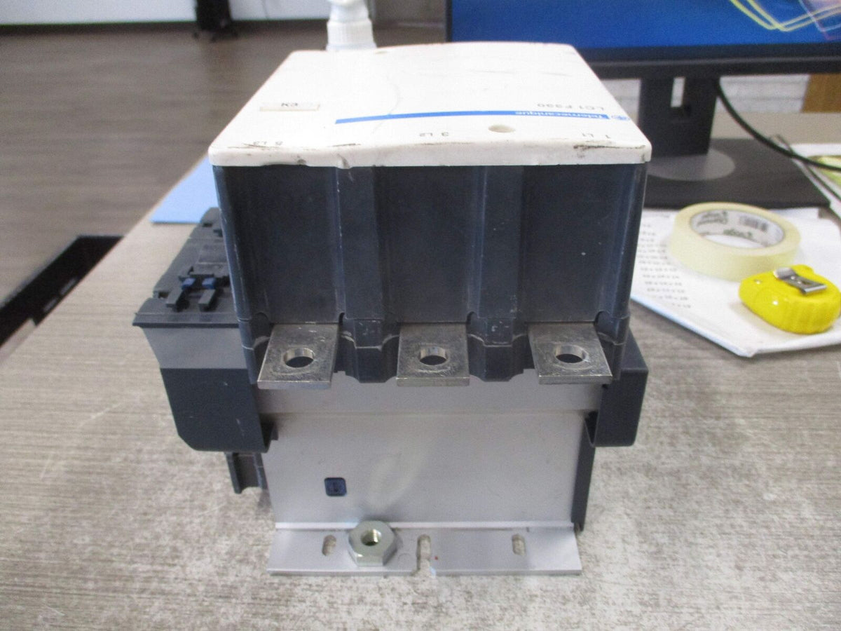 Telemecanique Contactor LC1 F330 120-127V Coil *Chipped Aux Block* Used