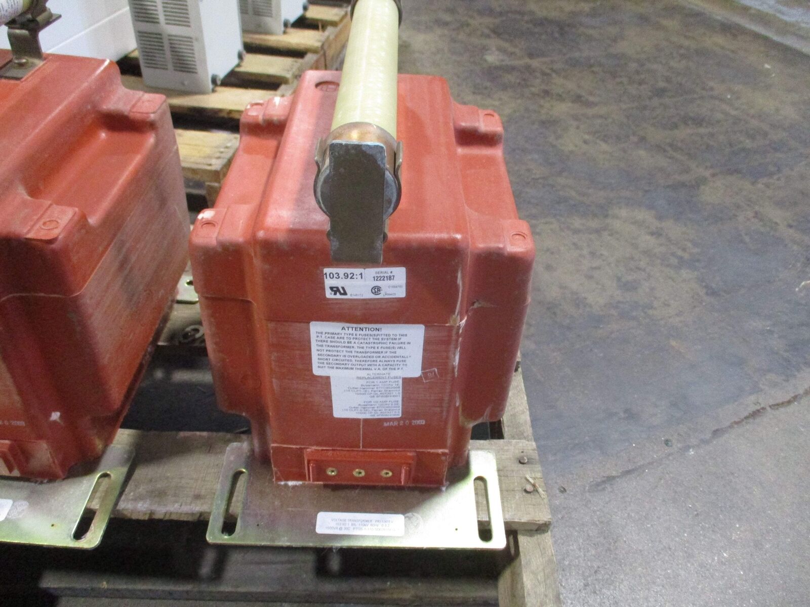 Instrument Transformers Voltage Transformer PTG5-110-SD02615FGC1 Ratio 103.92:1