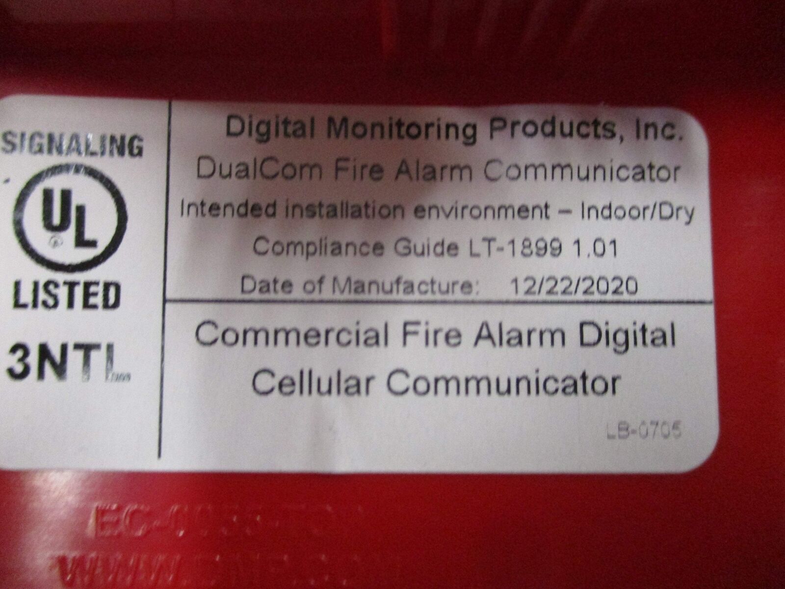 DMP DualCom Fire Alarm Digital Cellular Communicator DUALCOMNF Used
