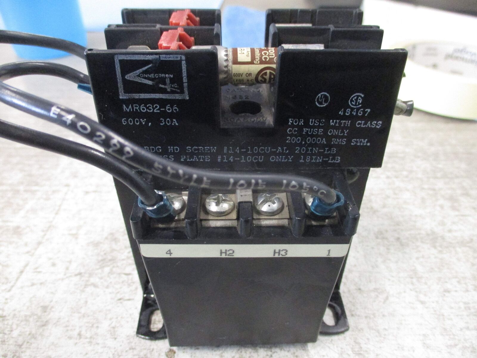 Micron Transformer B050BTZ13RB Pri: 240/480V Sec: 120V Used