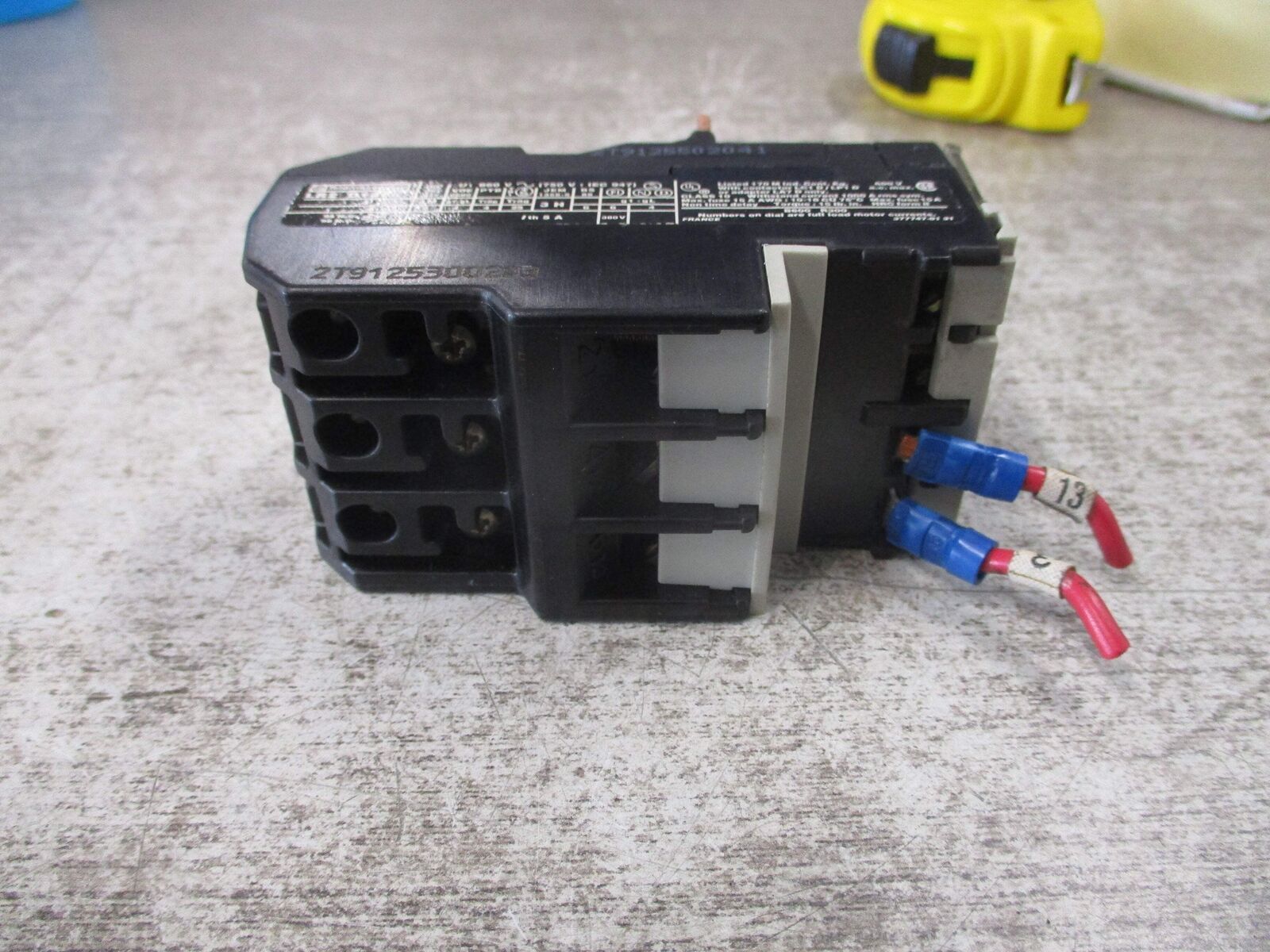 Telemecanique Solid State Overload LR2 D1306 Trip: 1-1.6A Used
