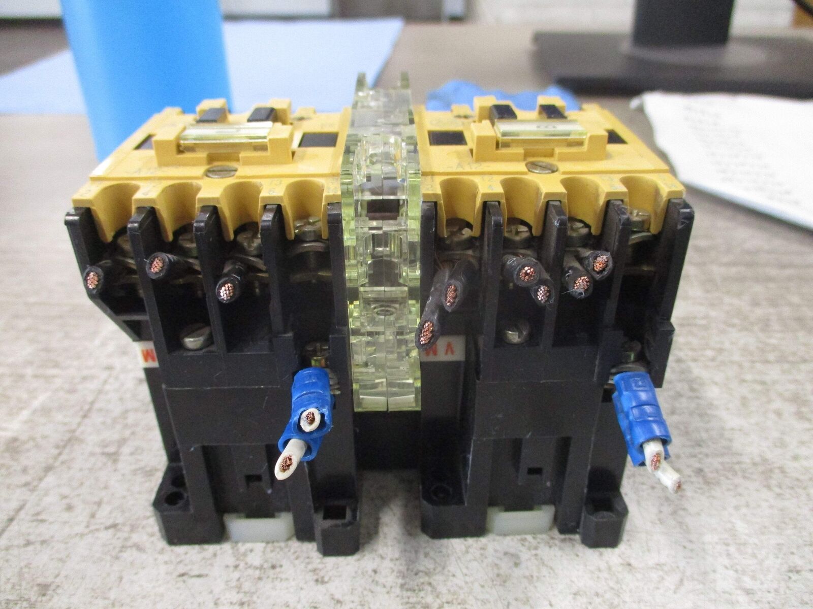 Allen-Bradley Reversing Contactor 100-A12ND3 Ser. B 120V Coil 12A 600V Used