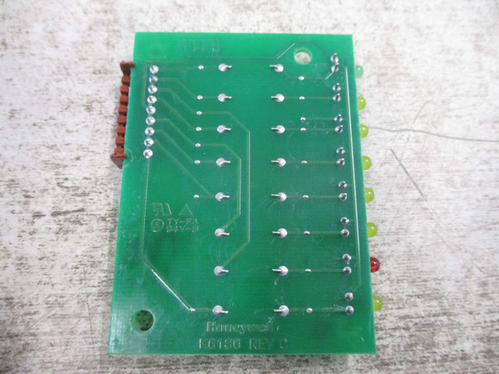 Honeywell Annunciator Card K6186 Rev. C Used