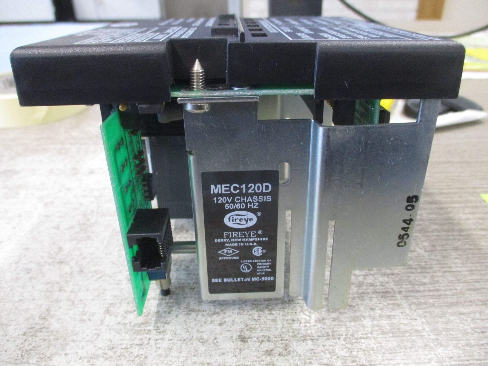 Fireye Chassis MEC120D 120V 50/60Hz Used