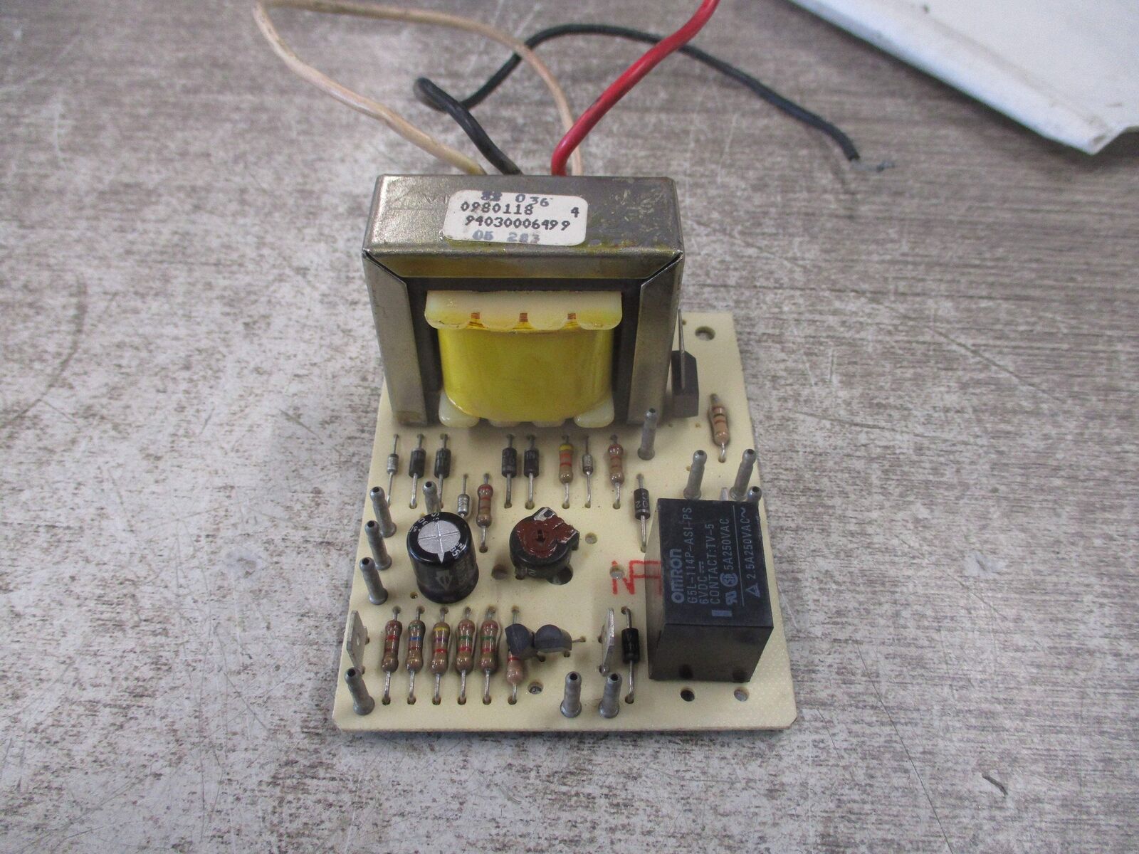 Dual-Lite Transformer Board 38-131 Rev. K Used