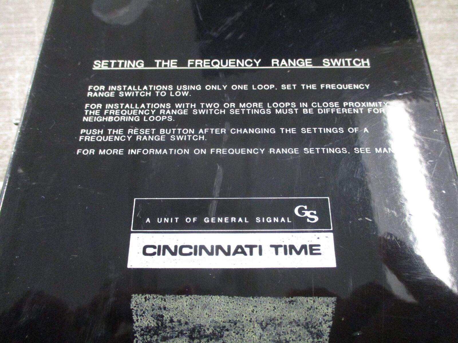 General Signal Cincinnati Vehicle Detector CVD-42 Used