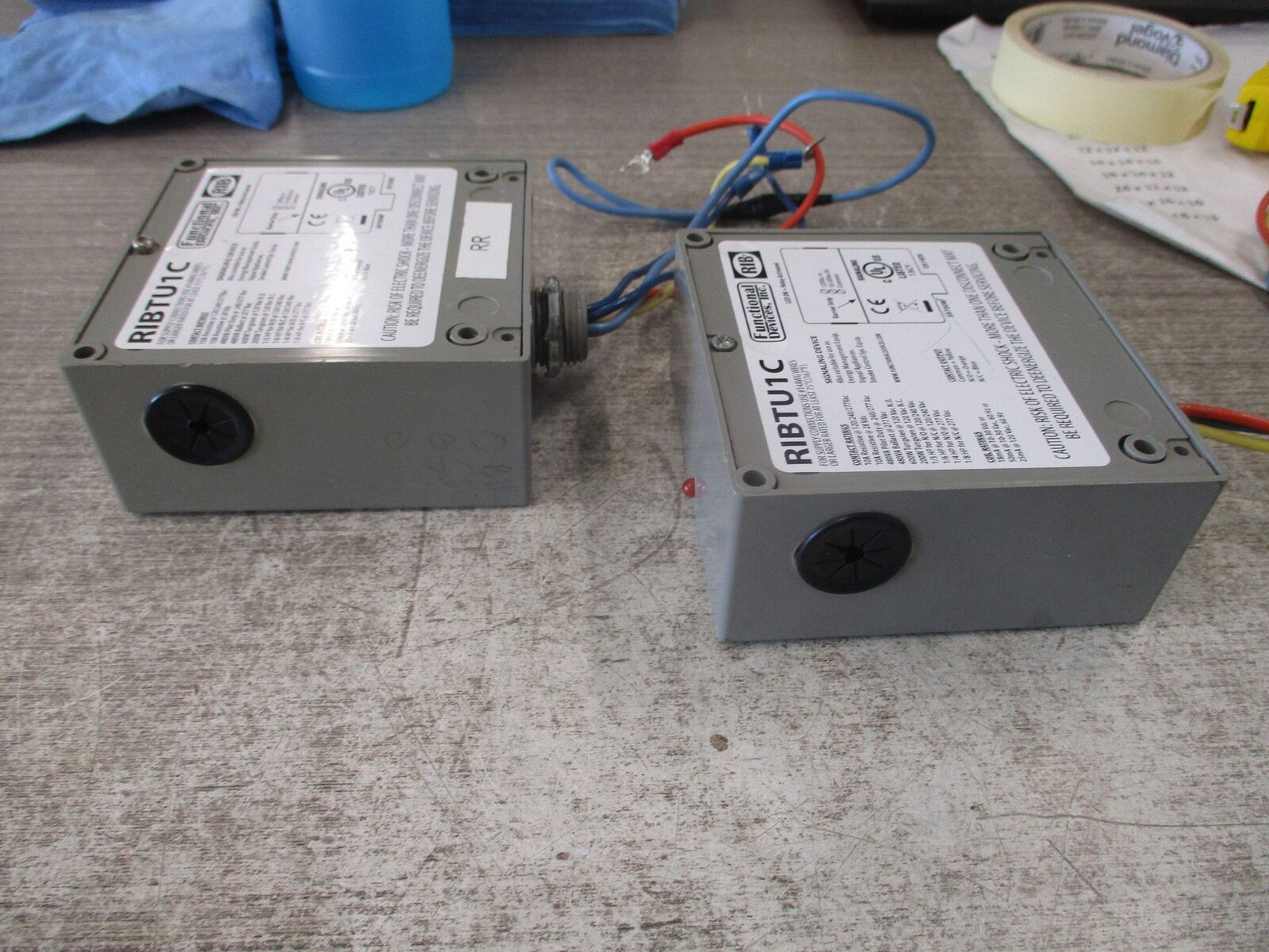 Functional Devices, Inc. RIB Relay RIBTUIC *Lot of 2* Used