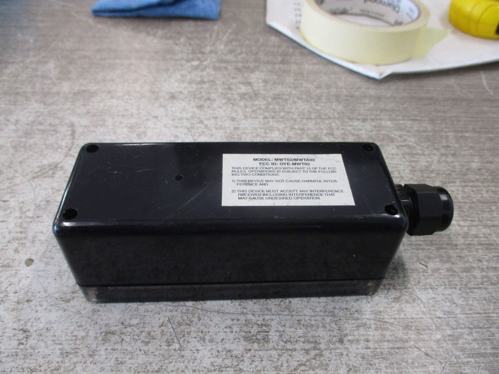 MillerEdge Edge Transmitter MWT02/MWTA02 Used