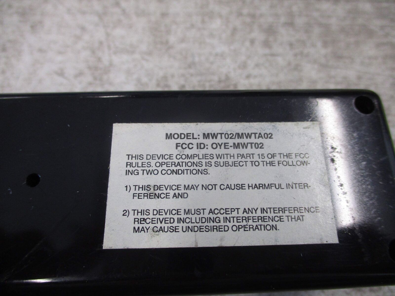 MillerEdge Edge Transmitter MWT02/MWTA02 Used