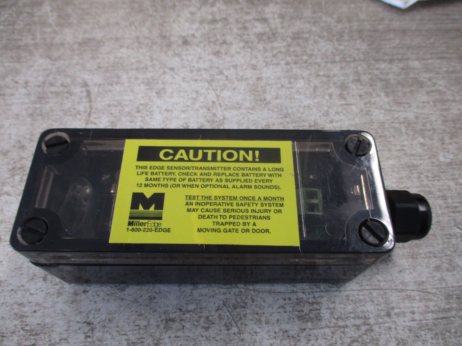 MillerEdge Edge Transmitter MWT02/MWTA02 Used