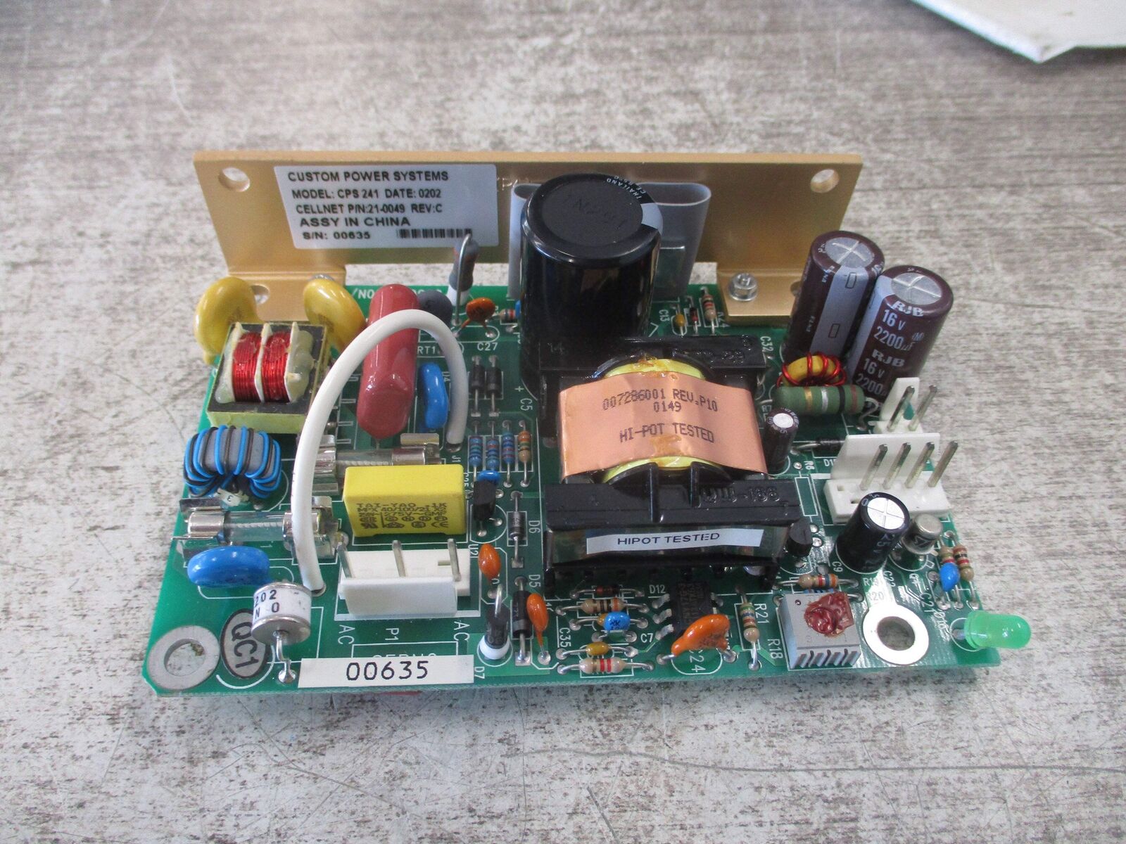 Custom Power Systems Power Supply CPS 241 Used