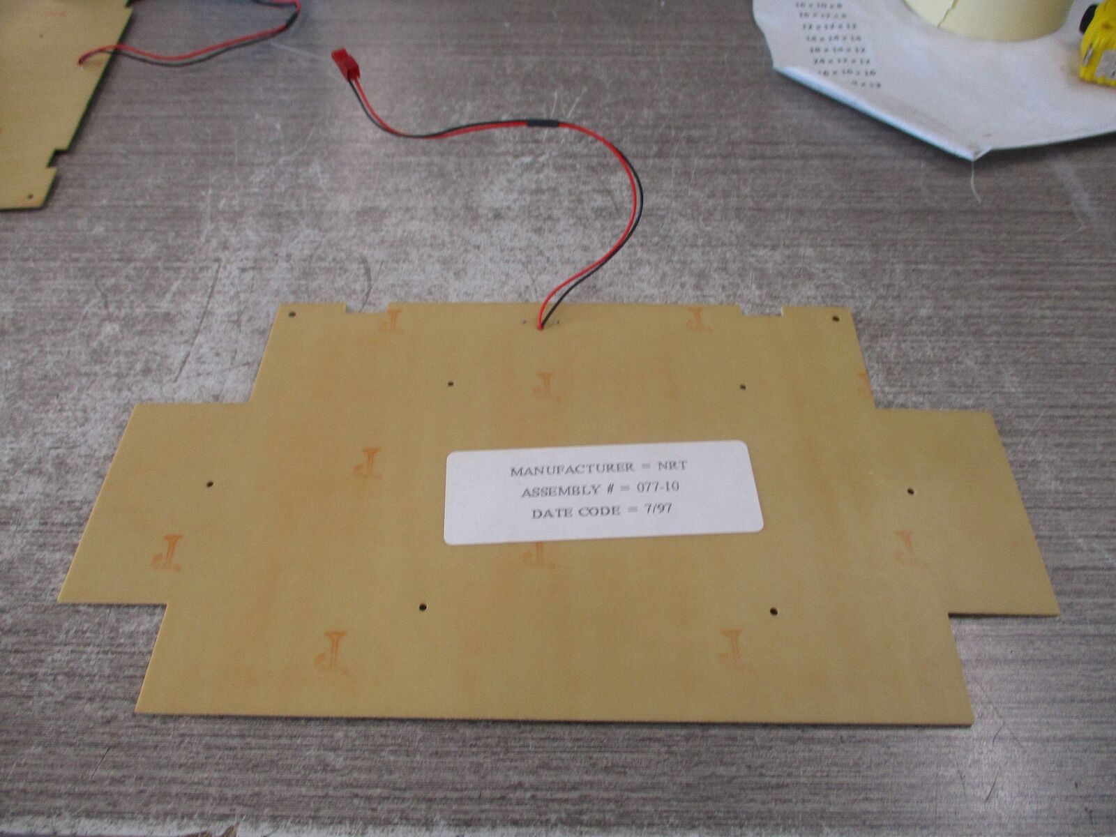 NRT Board Assembly 077-10 Used