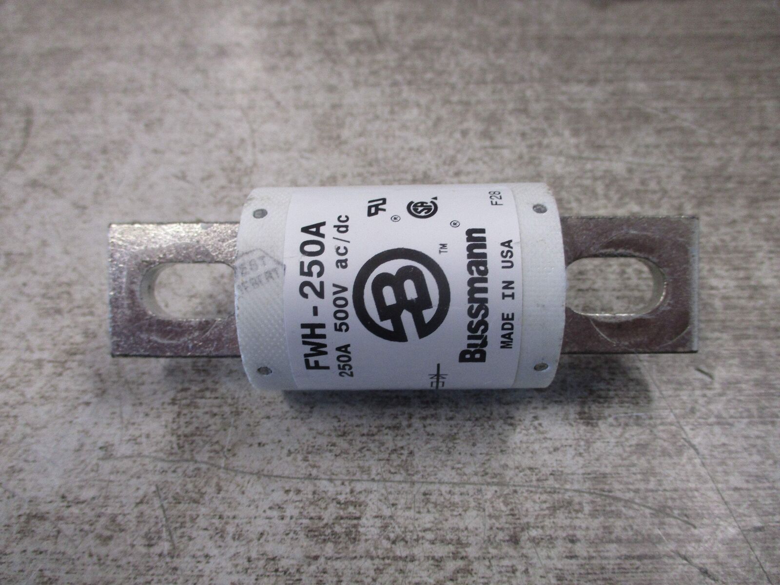 Bussmann Fuse FWH-250A 500V 250A Used