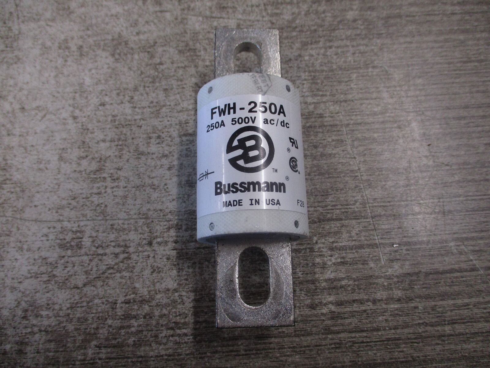 Bussmann Fuse FWH-250A 500V 250A Used