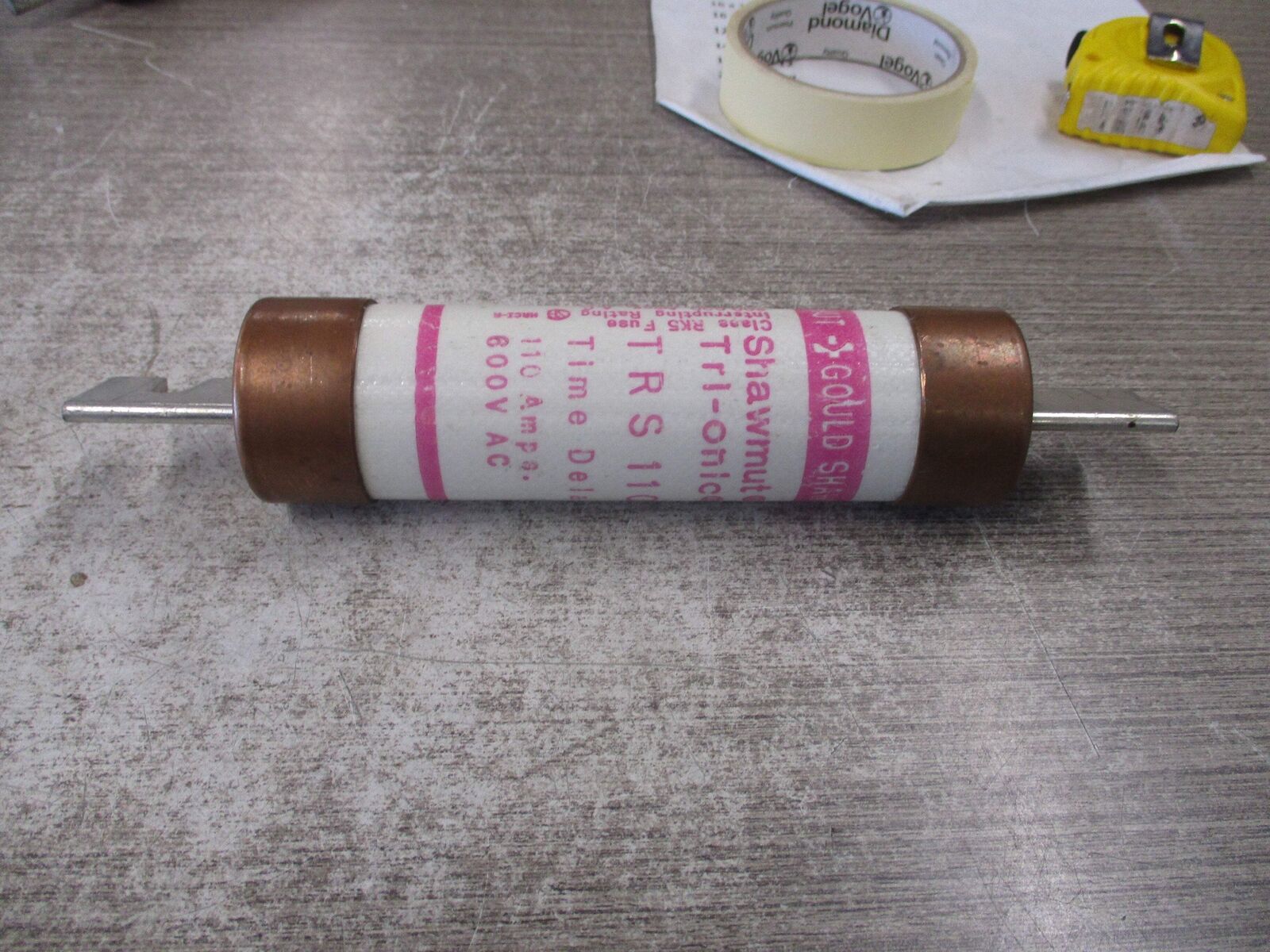 Gould Shawmut Tri-Onic Fuse TRS110R 110A 600V Used