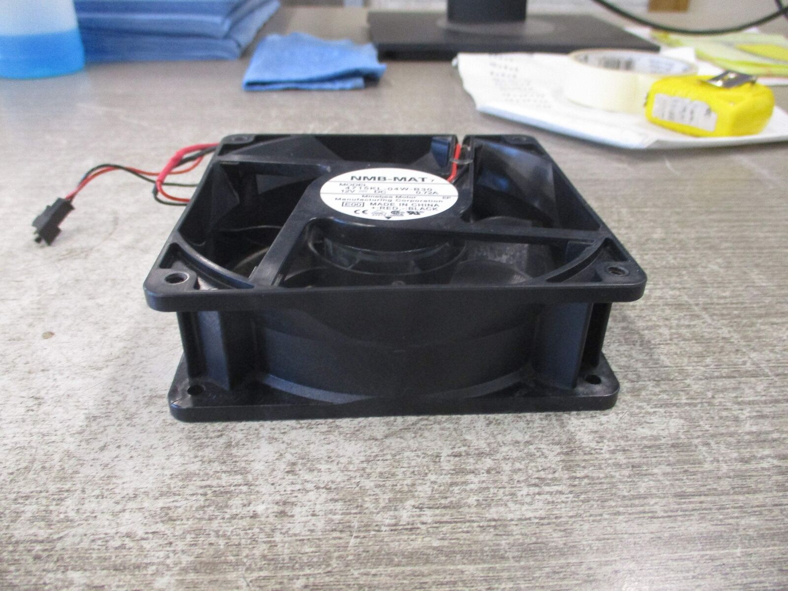 NMB Axial Fan 4715KL-04W-B30 12VDC 0.72A Used
