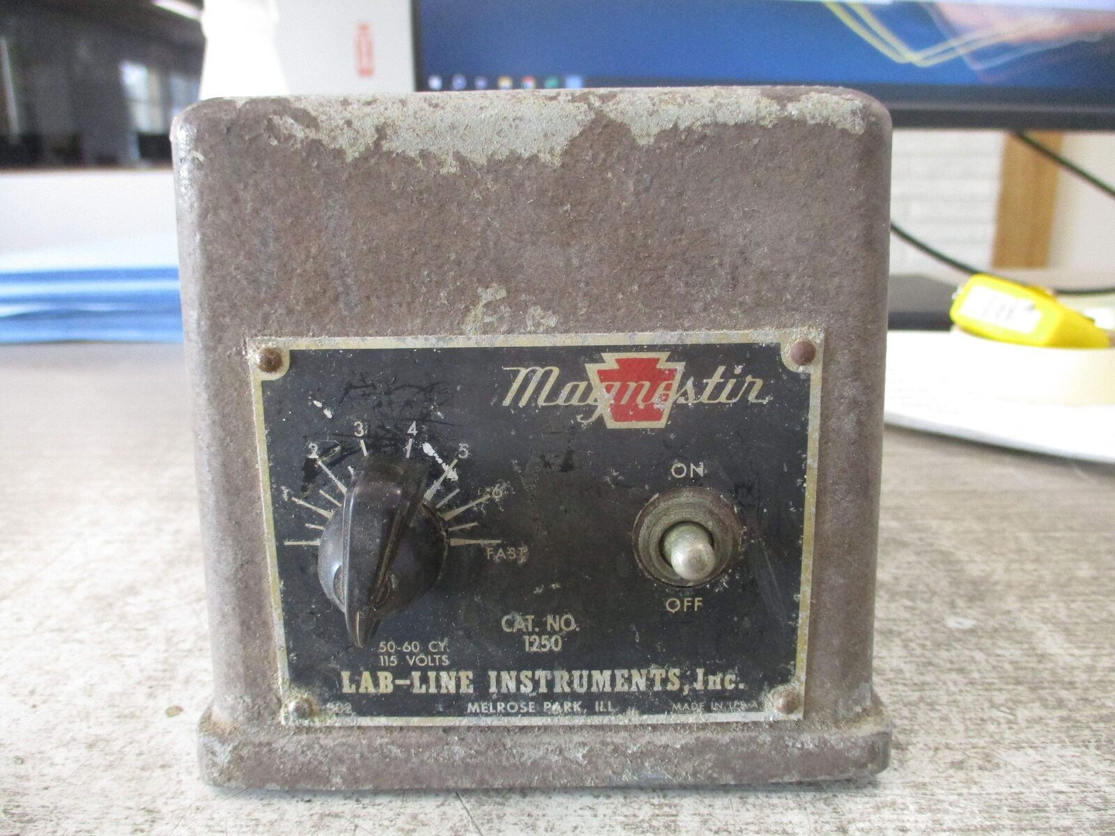 Lab-Line Instruments Magnestir Magnetic Stirrer 1250 115V 50-60Hz Used