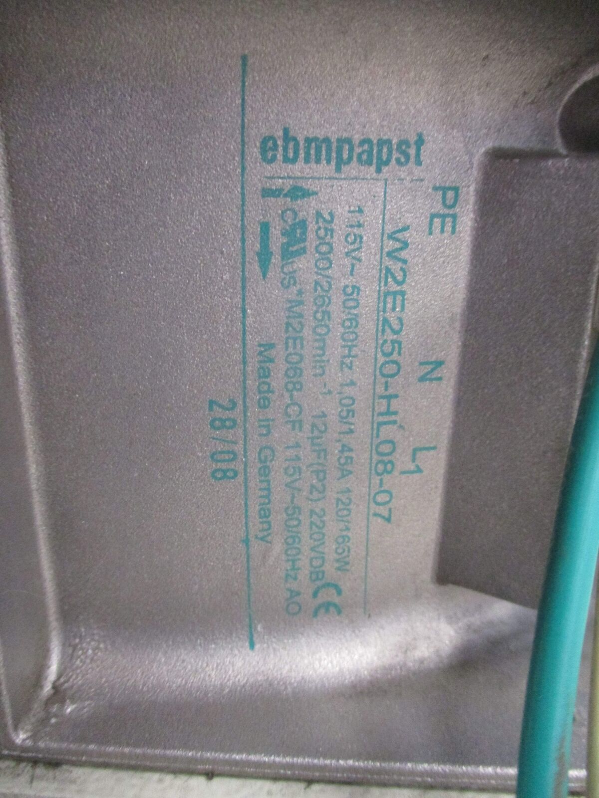 Pfannenberg Fan Assembly 11145002050 Nema 12 Used