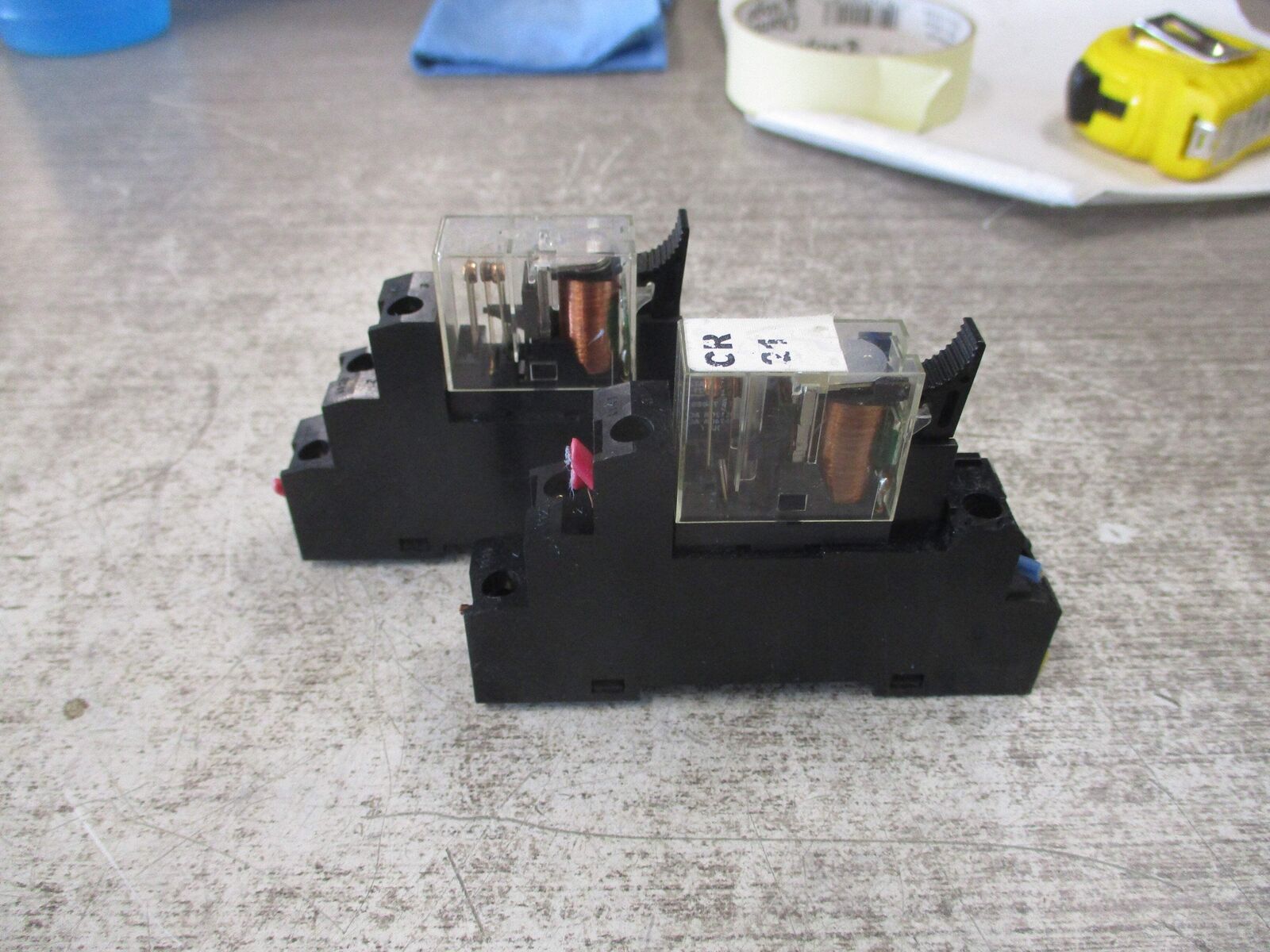 Allen-Bradley Relay 700-HK36Z24-4 Ser. A 24VDC W/Base *Lot of 2* Used