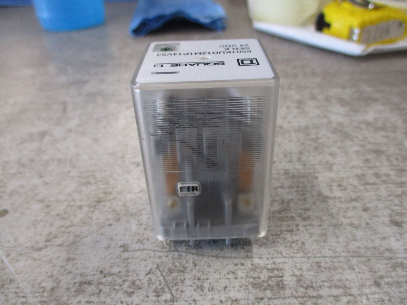 Square D Relay 8501KUD12M1P14V53 Ser. E 24VDC Used