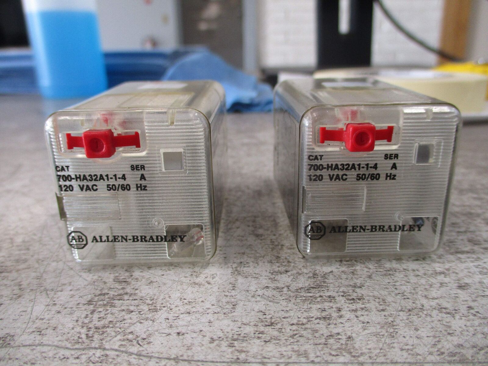 Allen-Bradley Relay 700-HA32A1-1-4 Ser. A 120V *Lot of 2* Used