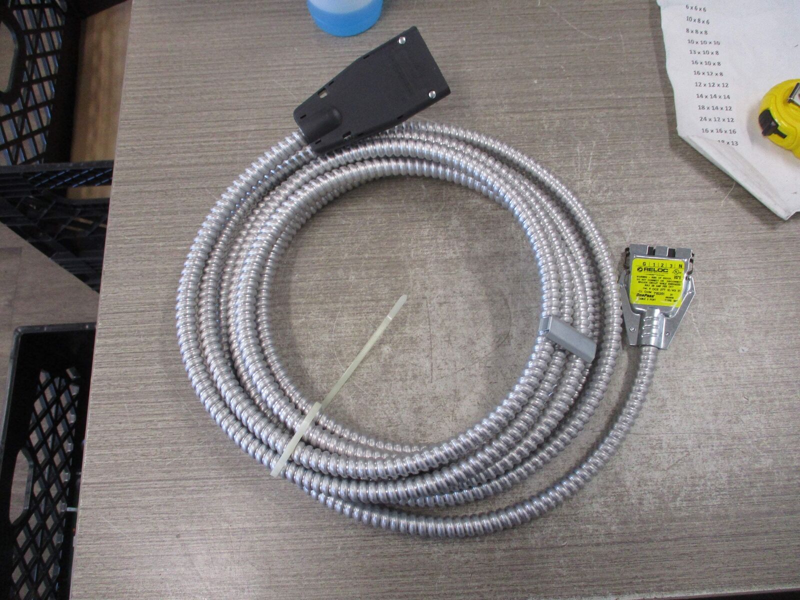 Reloc Onepass Cable 715351 OC2 277 12/4G 21 M5 277V Length: 21FT *Box of 5* New