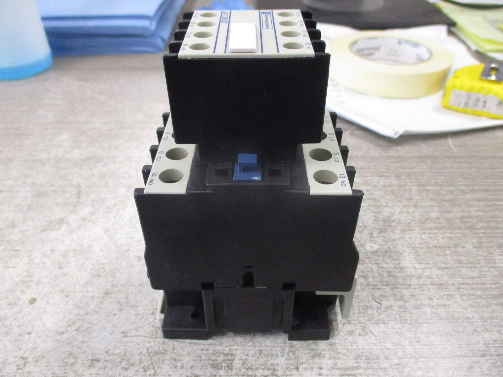 Telemecanique Contactor LC1 D2510 120V Coil 40A 600V (1) Aux Contact Block (1) S