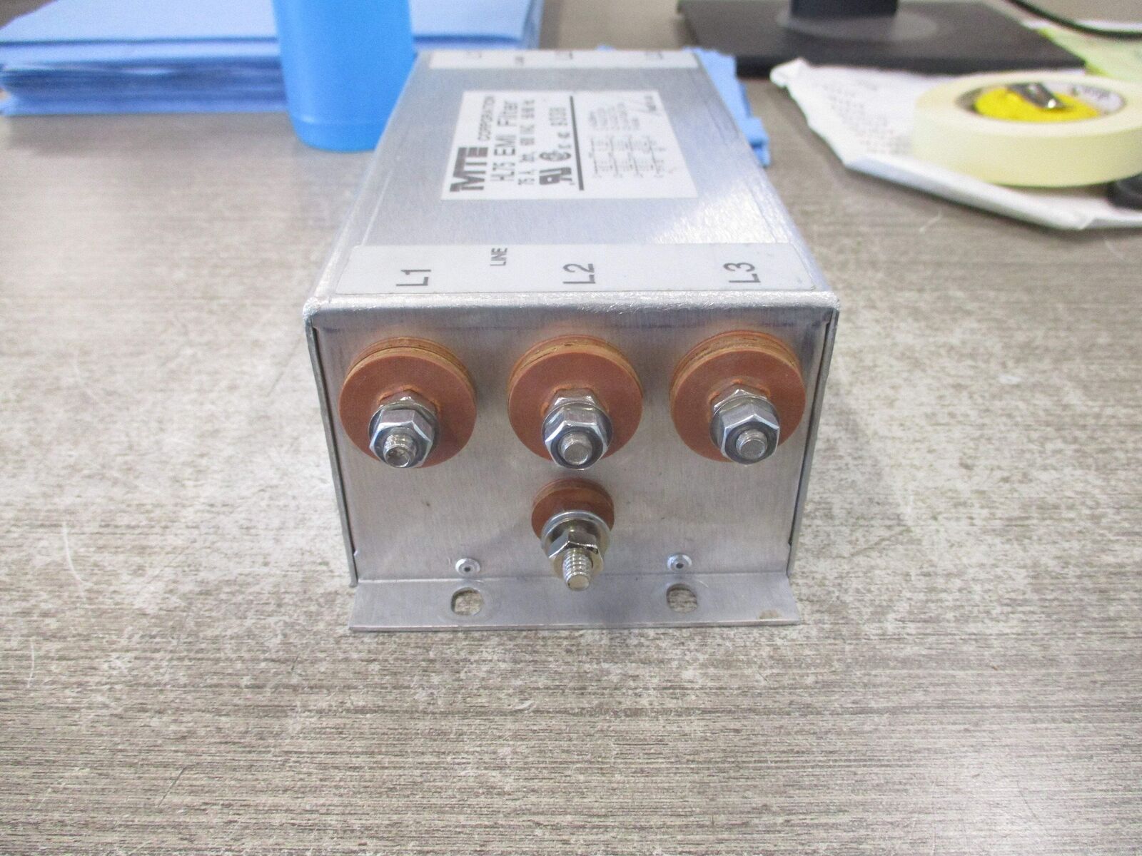 MTE EMI Filter HL75 75A 3Ph 600V 50/60Hz Used