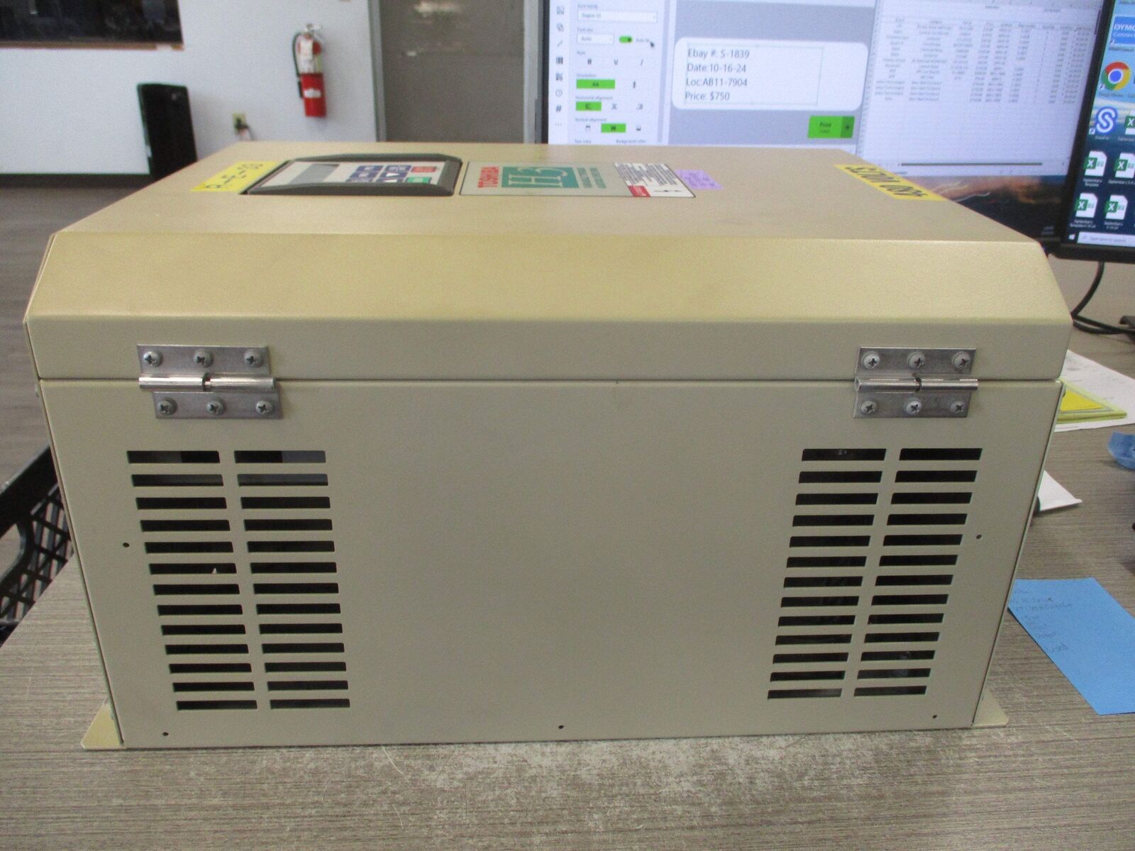 Toshiba H3 AC Drive VT130H3U4160 15HP 3Ph Input: 460V 24A 3p 50/60Hz Output: 460