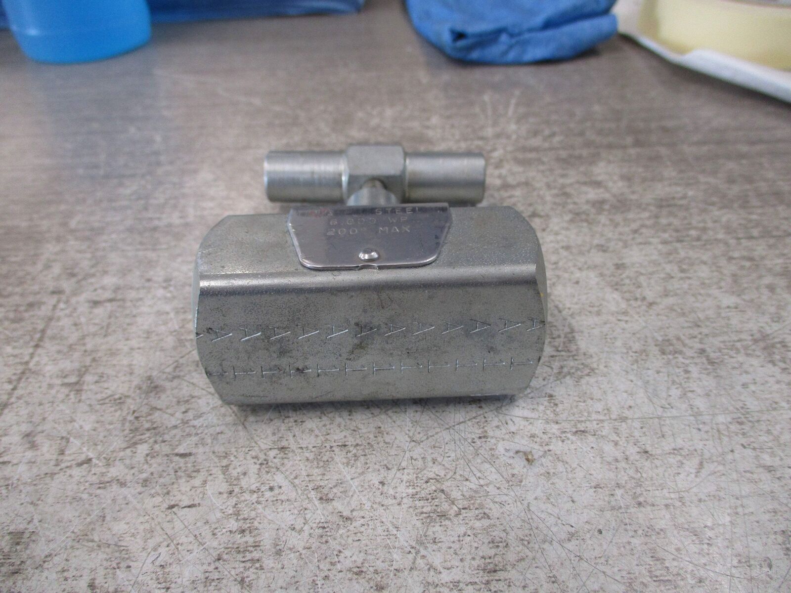 Balon Steel Needle Valve Size: 1/4" 6000 WP Used
