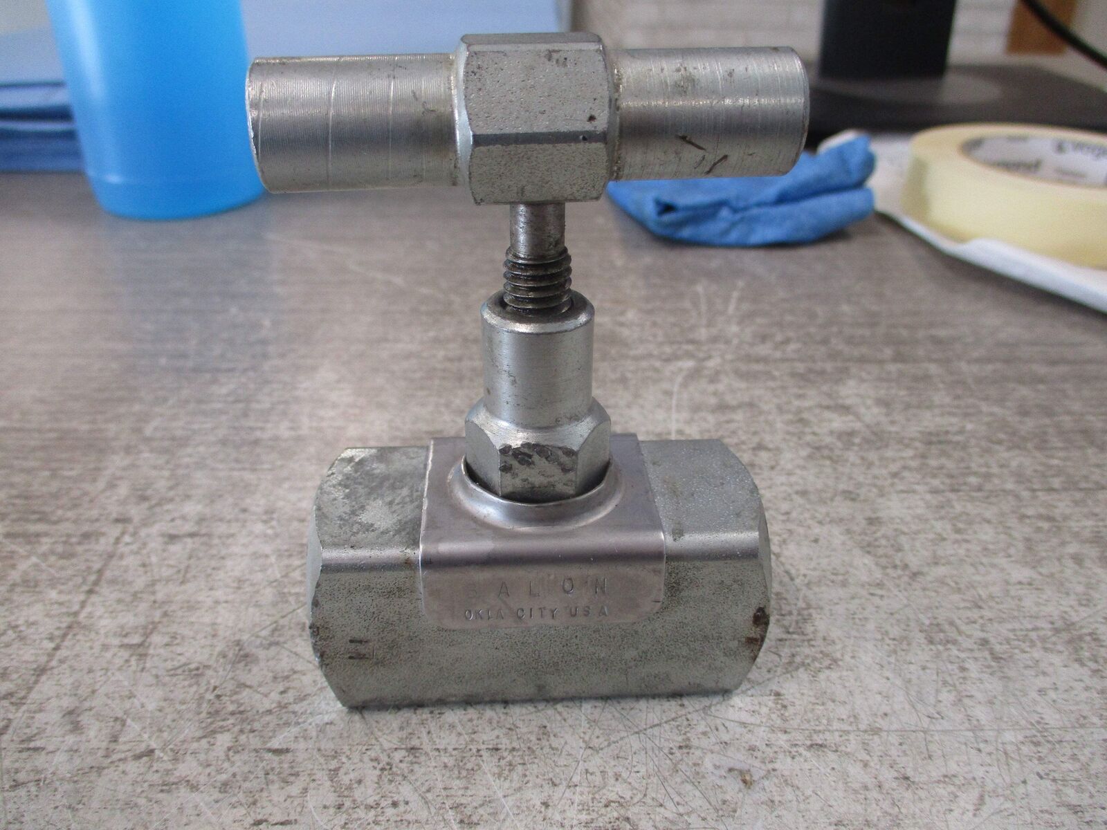 Balon Steel Needle Valve Size: 1/4" 6000 WP Used