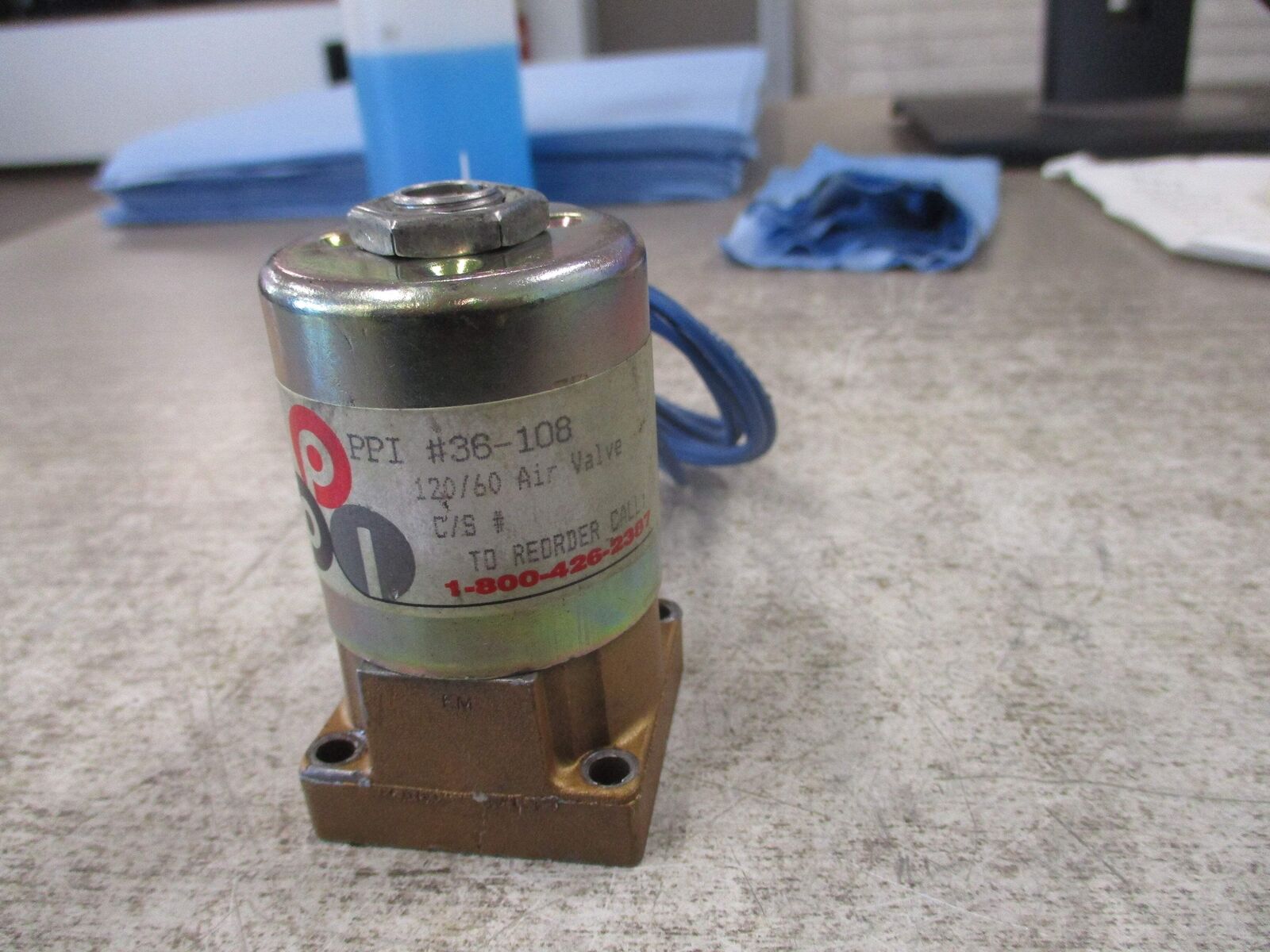 PPI Air Valve 36-108 120V 60Hz Used