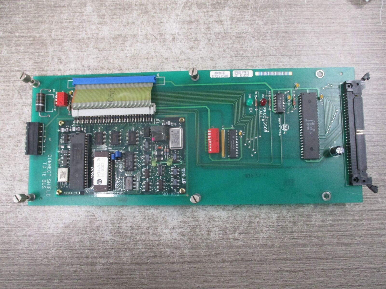 Allen-Bradley Node Adapter Board 119525 Rev. 08 Used