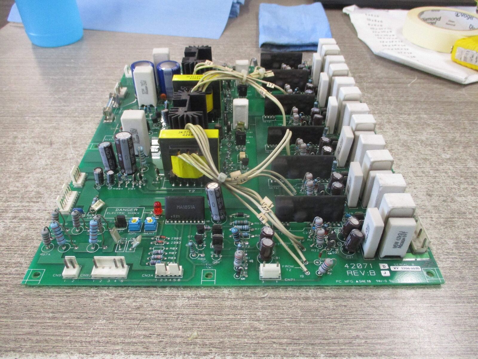 Toshiba Gate Driver Board 42071 D Rev. B J Used