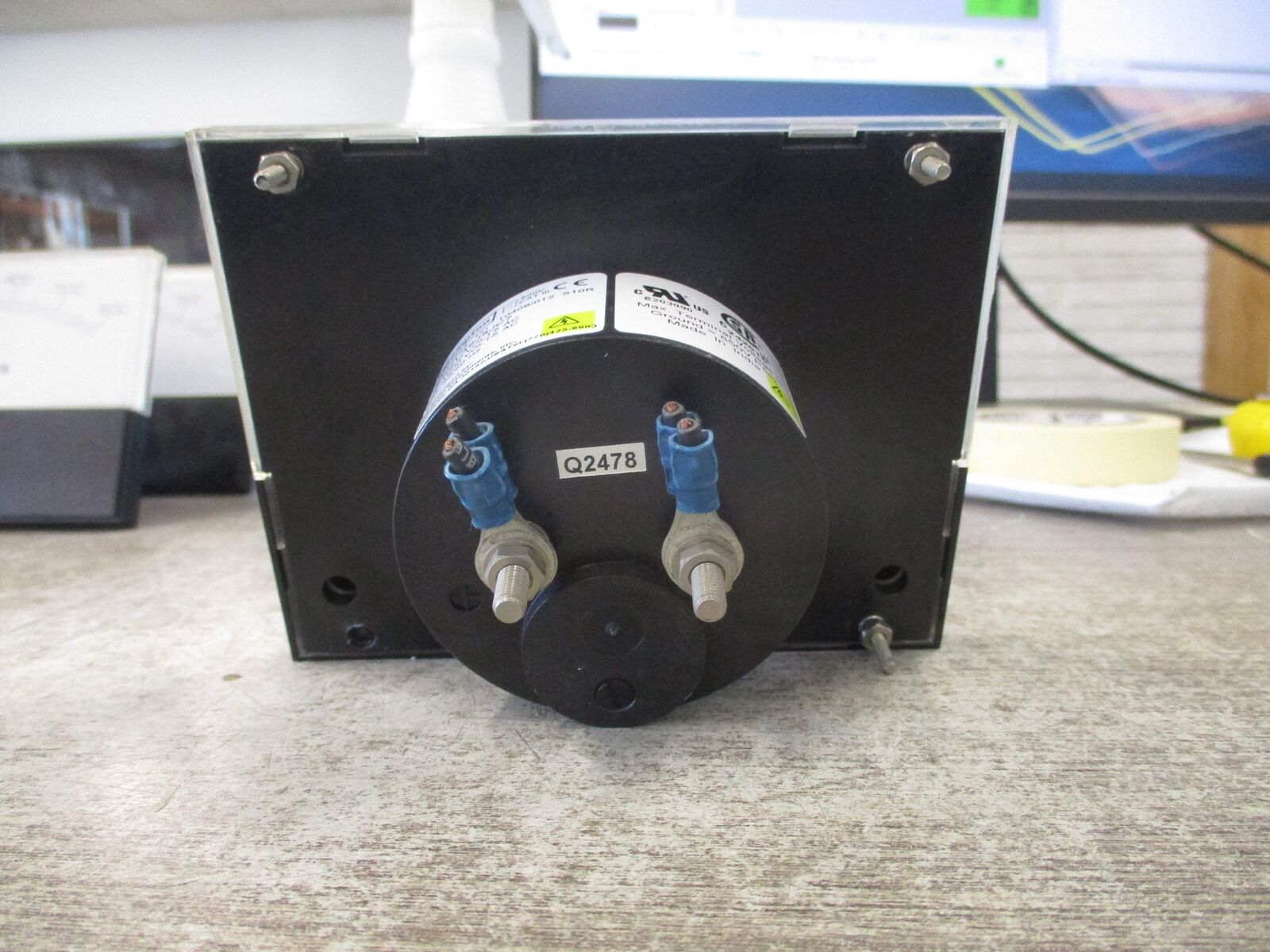 Crompton AC Voltmeter 36402VASJSJC7 Range: 0-600V *Missing (1) Mounting Screw* U