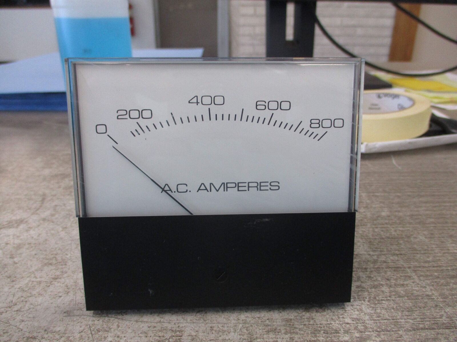 Crompton AC Ammeter 02AA LSSN Range: 0-800A Used
