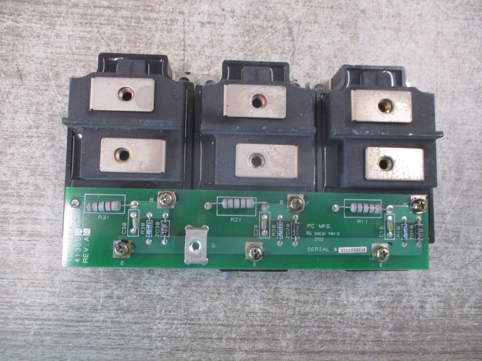 Toshiba Gate Assembly 41355A Rev. AA Used