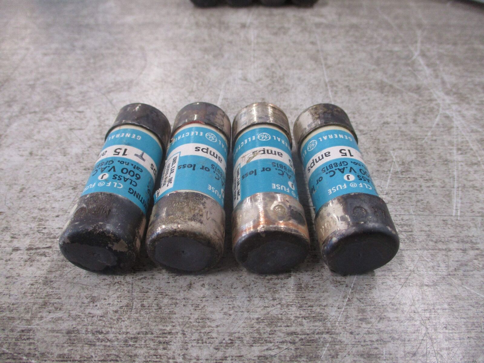 GE CLF Fuse GF8B15 15A 600V *Lot of 4* Used