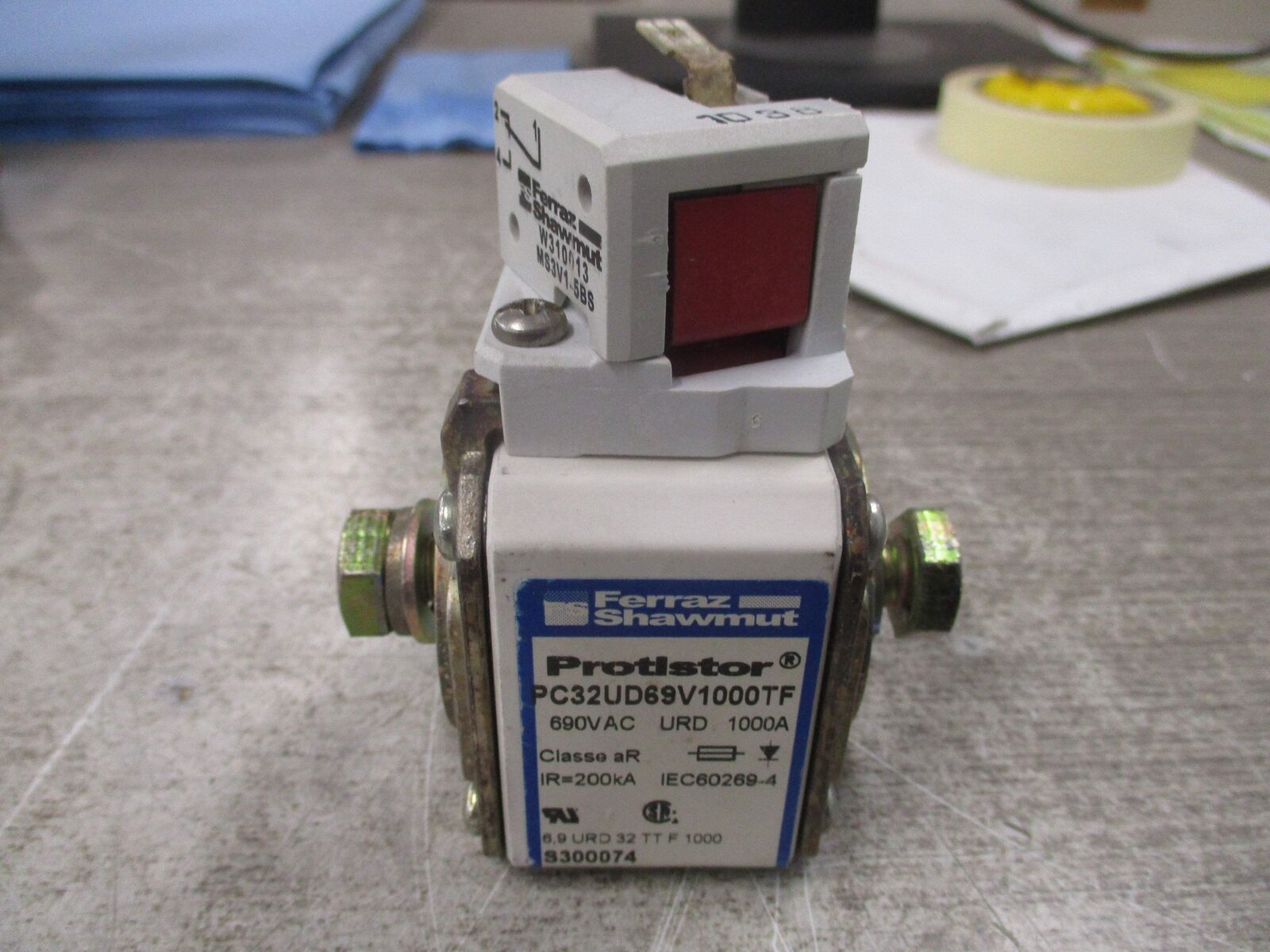Ferraz Shawmut Protistor Fuse PC32UD69V1000TF 1000A 690V Used
