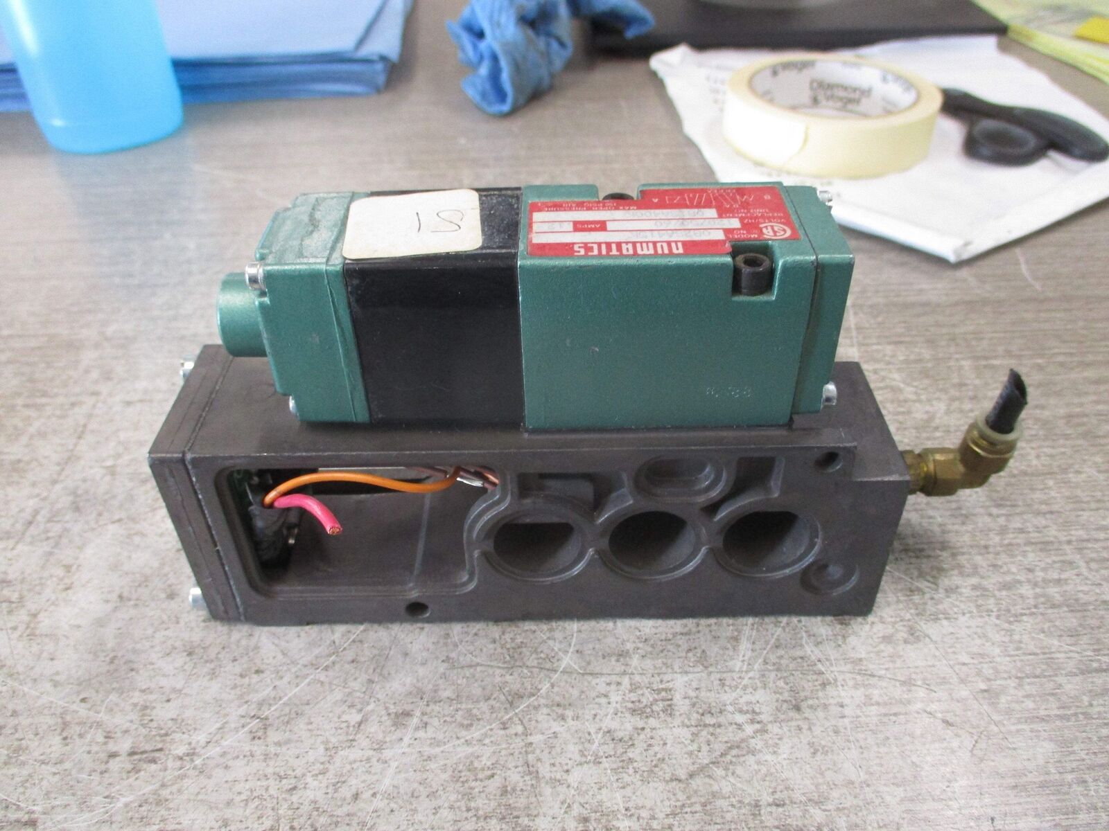 Numatics Solenoid Valve 082SA415K 120V 0.12A 150 PSIG Used