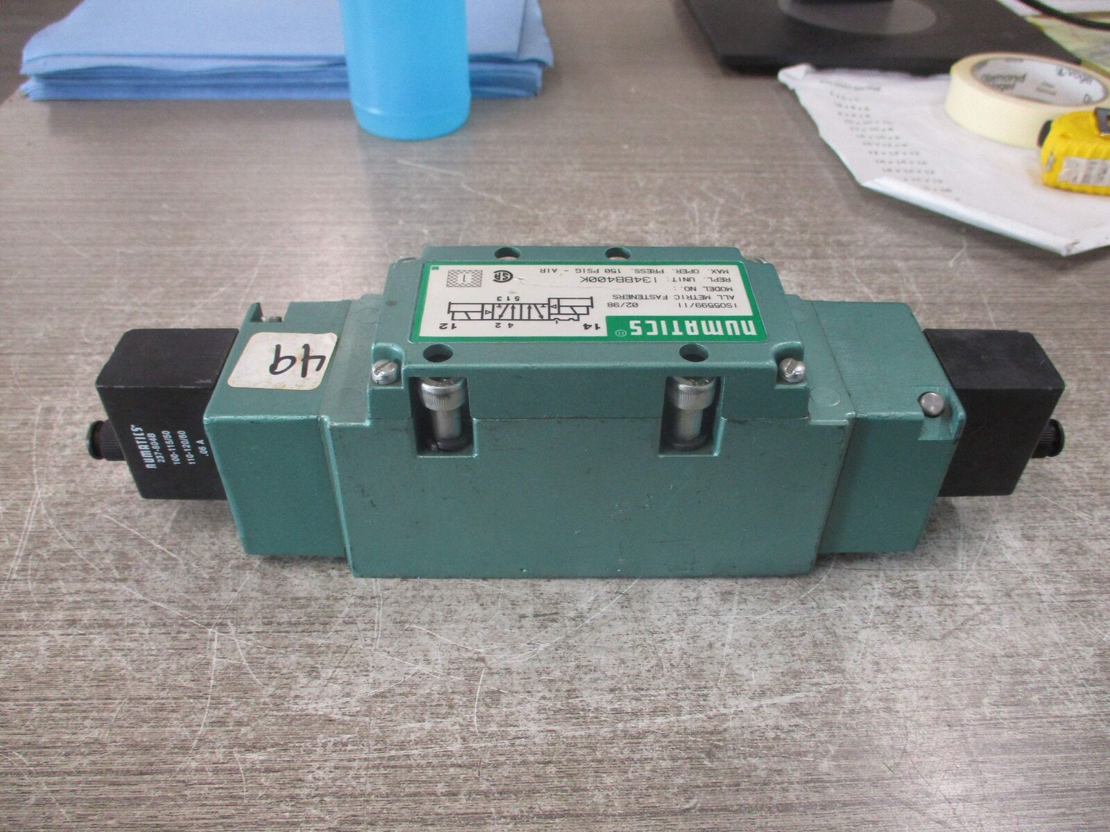 Numatics Pneumatic Valve I34BB400K 150 PSIG Used