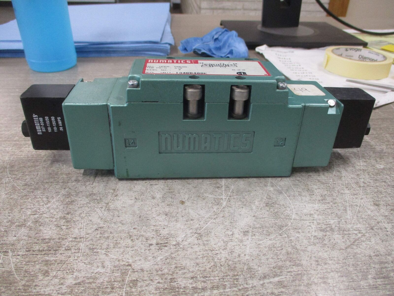 Numatics Pneumatic Valve I34BB400K 150 PSIG Used