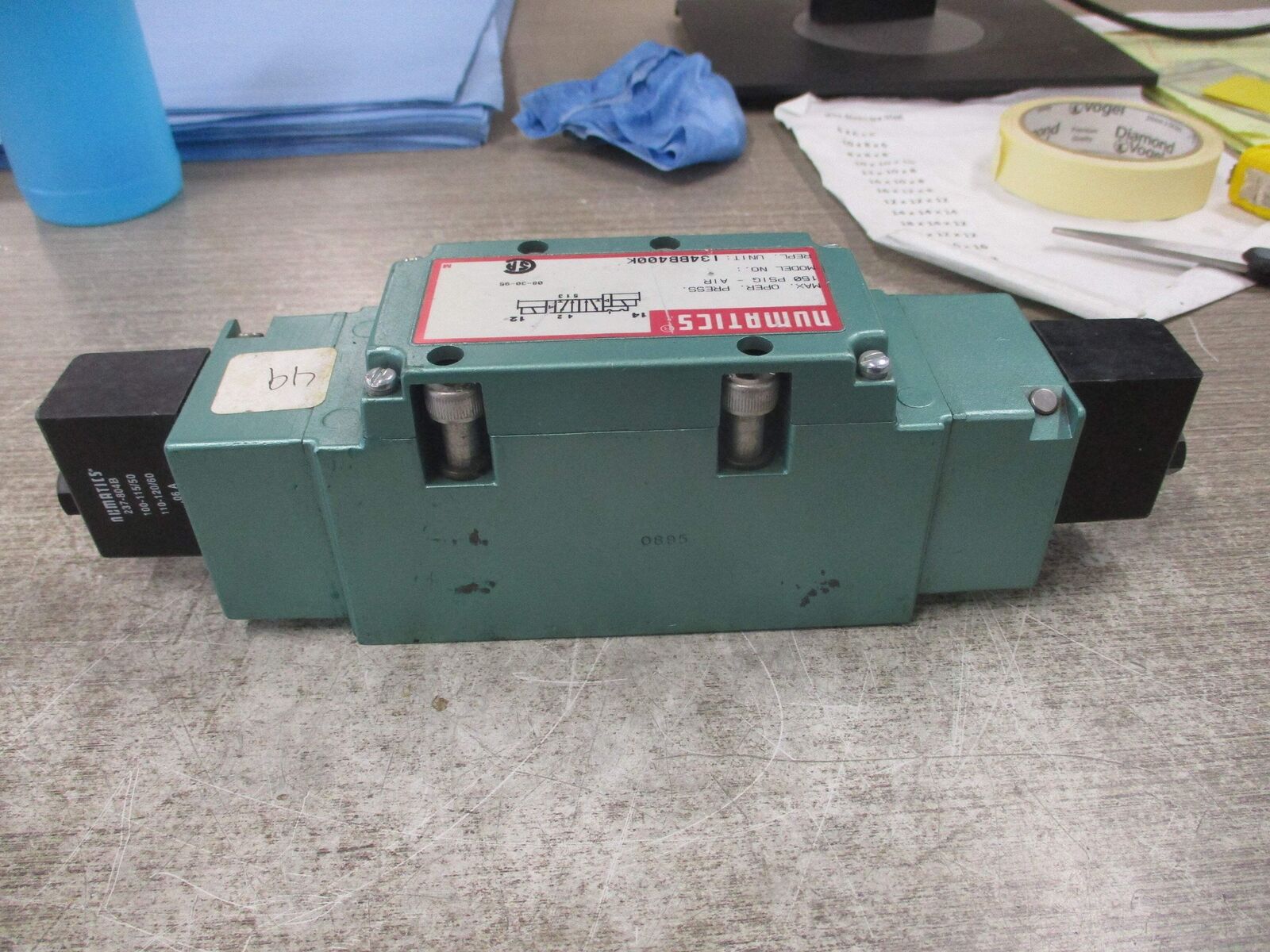 Numatics Pneumatic Valve I34BB400K 150 PSIG Used